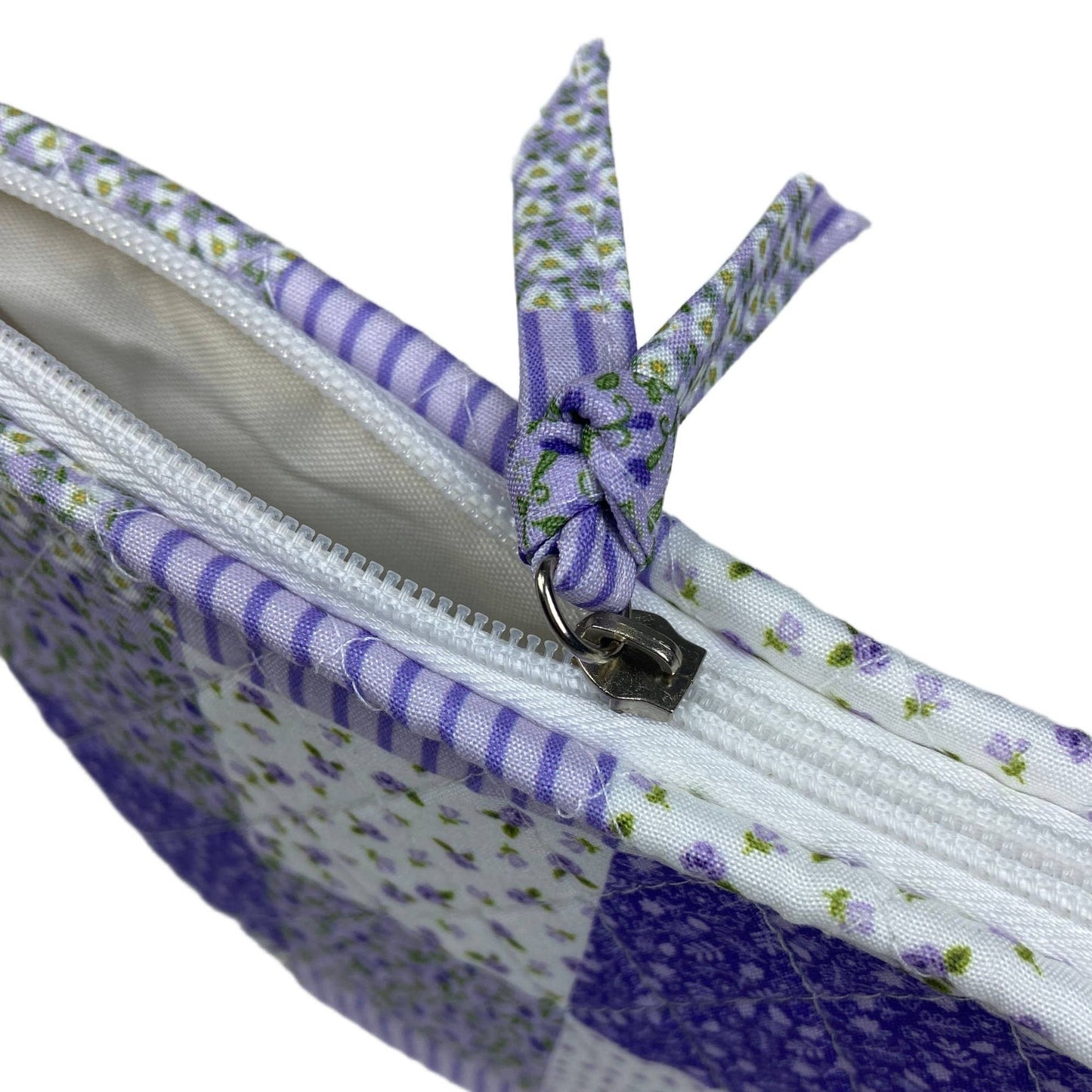 "Violet Dreams" - Designer Quilted Cosmetic Bag